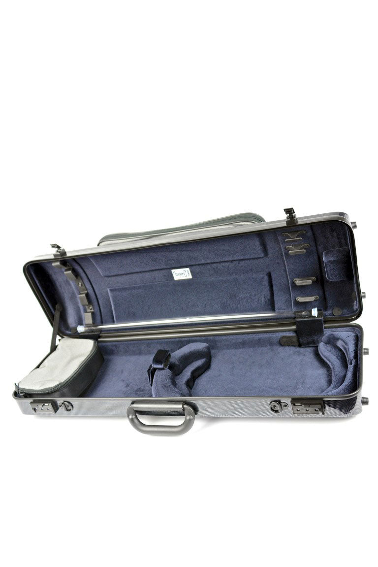 Custodia per Violino 4/4 Hightech + Tasca - Nero Carbonio