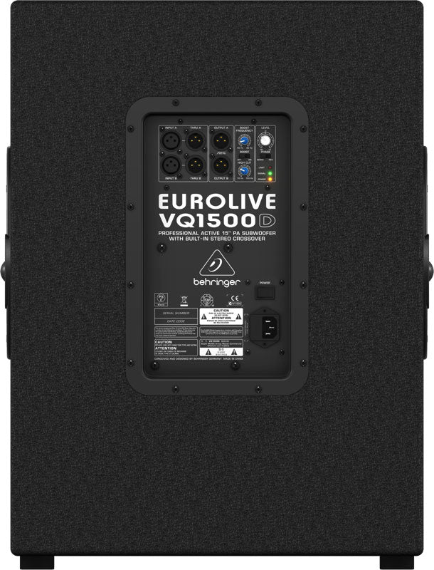 VQ1500D Cassa attiva 500 W 15"