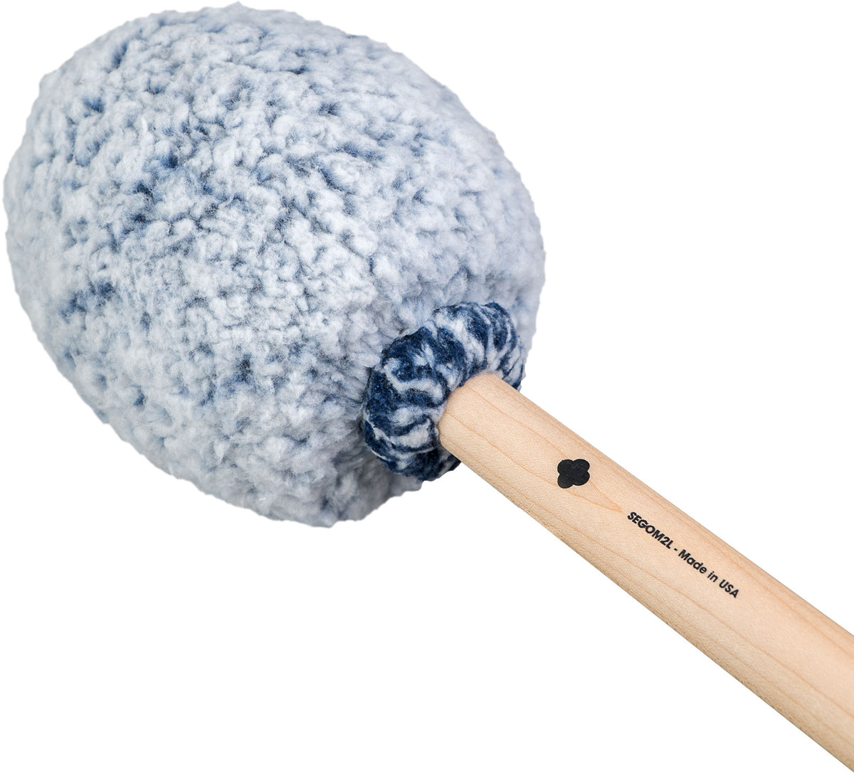 Bacchetta per gong Vikrampal Deep Earth - Grande, blu ghiacciato