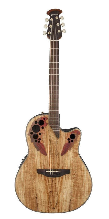 Chitarre Elettroacustiche Celebrity Elite Plus Mid Cutaway Natural Spalted Maple