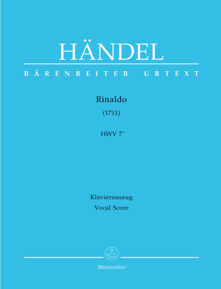 Handel G.F. - Rinaldo HWV 7a - Reduction Piano