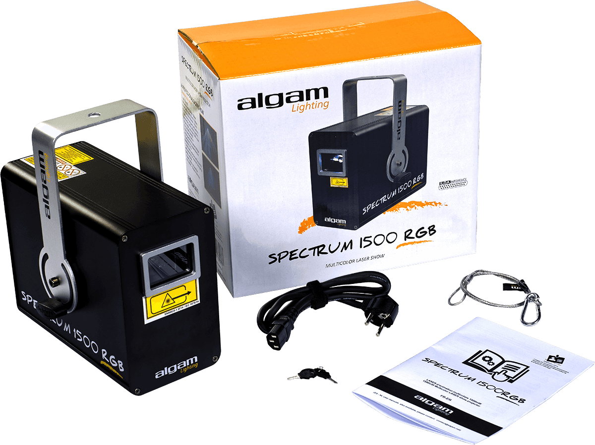SPECTRUM 1500 RGB - LASER POLICROMO VERDE ROSSO BLU