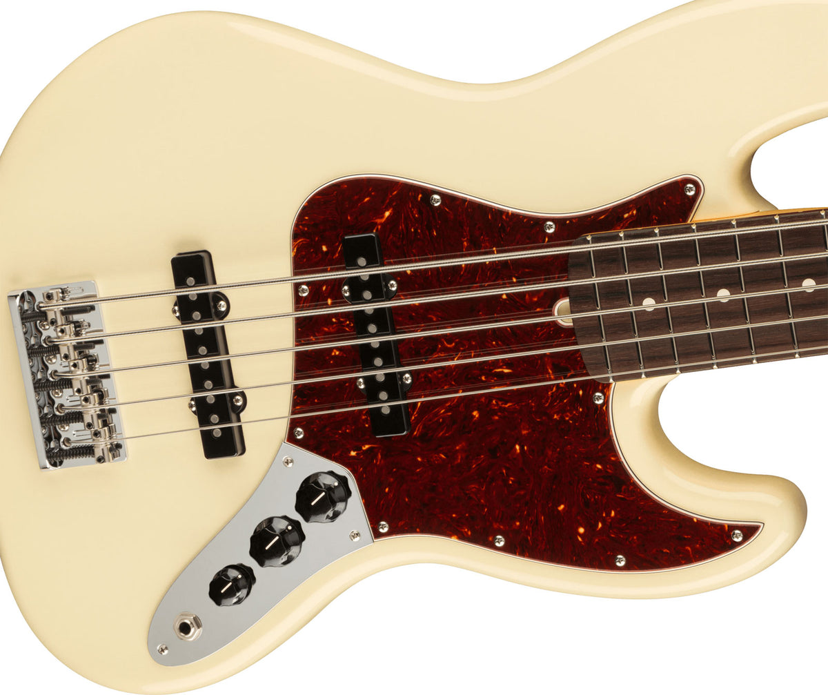 Jazz Bass V American Professional II Rw Bianco Olimpico