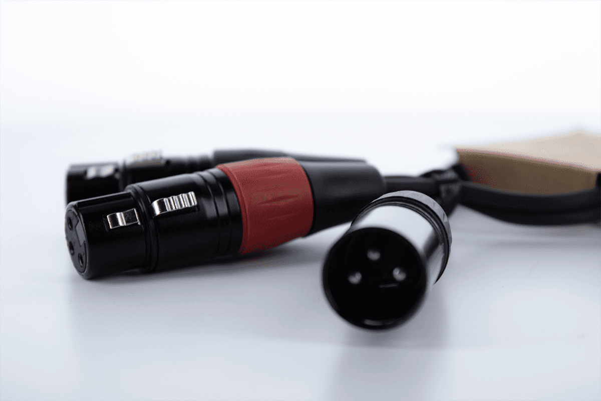 Cavo Y XLR Maschio / 2 XLR Femmine 30 CM