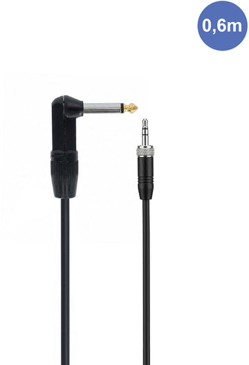 AUDIOCAB 456 Jack angolato a Mini Jack stereo (Sennheiser) 6cm
