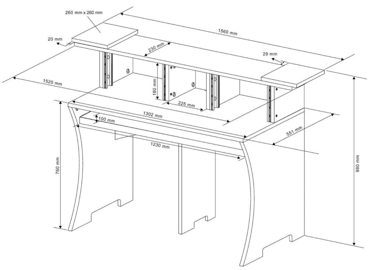 Workbench Legno galleggiante