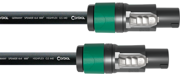 Cavo per altoparlante Speakon 4 punti 4x 4 mm - 10m