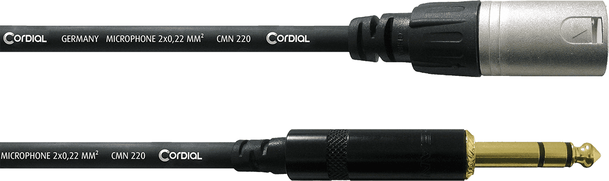 Cavo Audio Stereo XLR Maschio/jack Maschio Stereo 9M