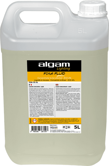 Liquido schiumogeno concentrato da diluire ECO 4% 5L