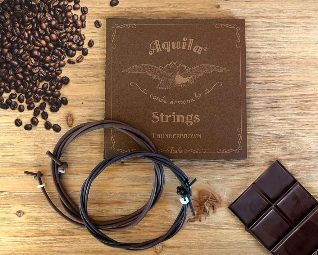 Set di 4 Corde Thunderbrown per Ukulele Basso
