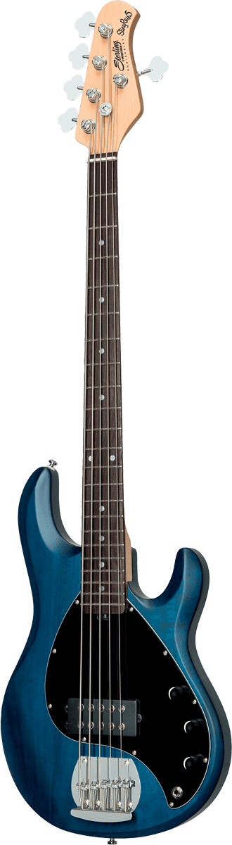 Stingray5 In Trans Blue Satin 5-String