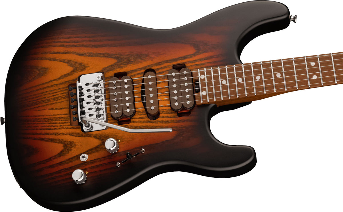 SD24 San Dimas Pro-Mod Signature Guthrie Govan MN Mij Sunburst a tre toni