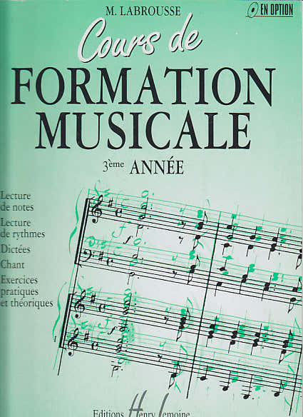 Labrousse Marguerite - Corso di formazione musicale Vol.3