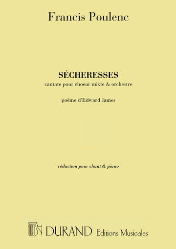 Poulenc F. - Secheresses - Chant et Piano