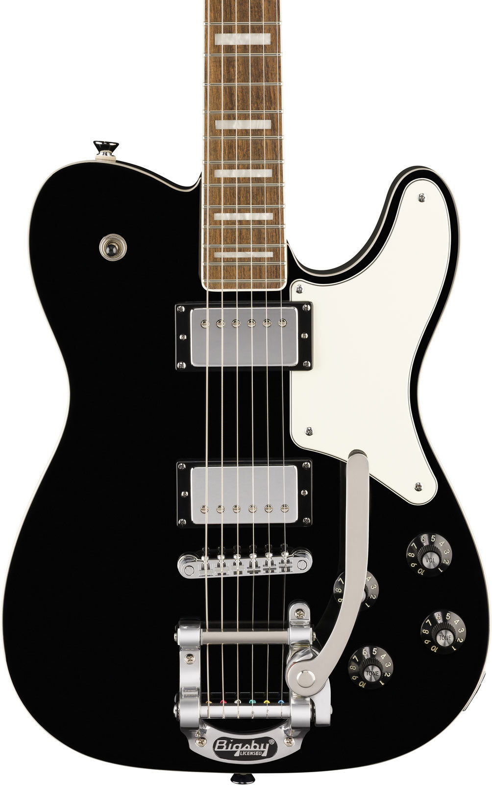 Telecaster Paranormal Troublemaker Deluxe Bigsby, LRL Nero