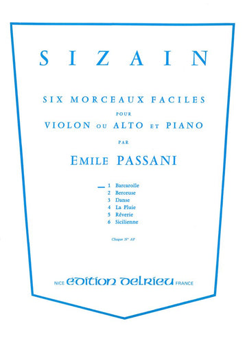 Passani Emile - Sizain 1 : Barcarolle - Violon