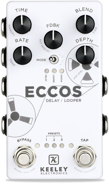PEDAL KEELEY ECCOS DELAY LOOPER STEREO