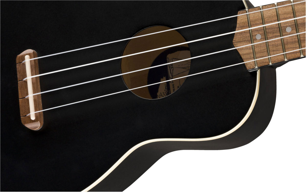 Ukulele soprano Venice WN nero