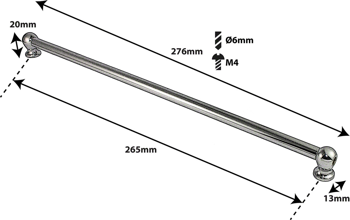 TL1D265 - BLOCCHETTO TUBO - 265MM - DOPPIO (X1)