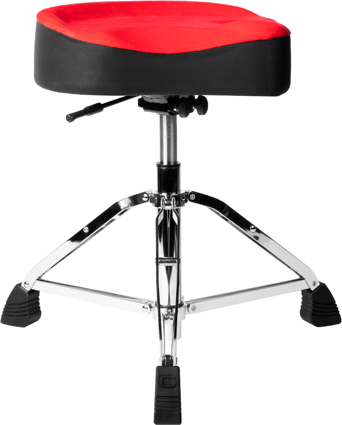 Sgabello Batteria regolazione pneumatica rosso