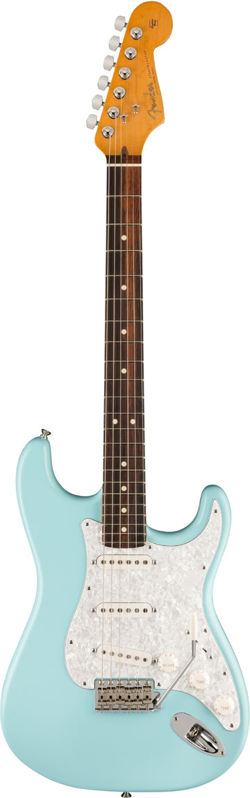 Stratocaster firmata da Corry Wong RW LTD Blu Daphne