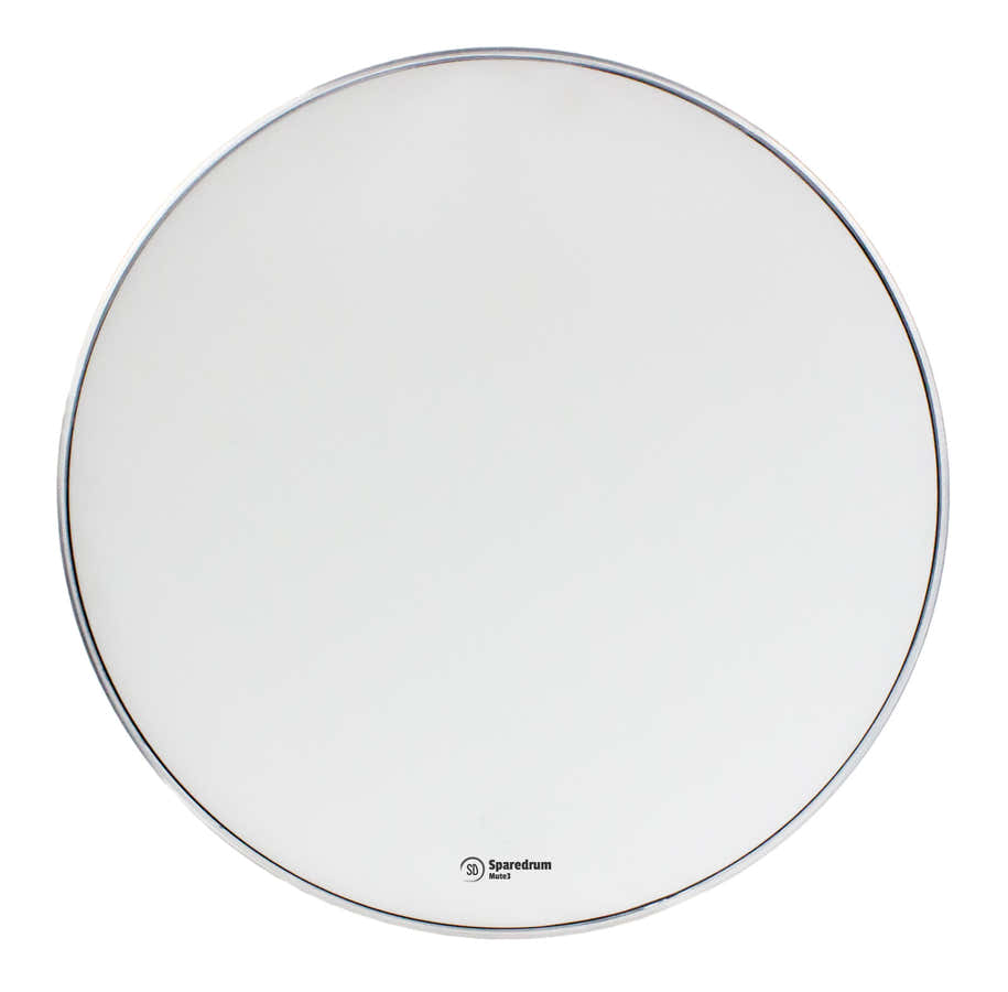 M2W20B - 20" BASS DRUM MESH HEAD MUTE 2-PLY - SILENT - WHITE