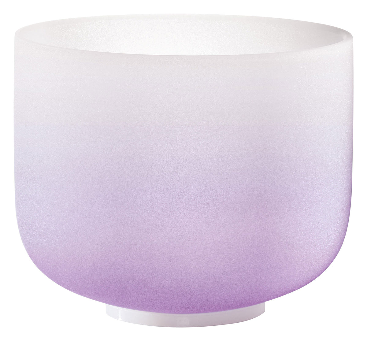 MEINL SONIC ENERGY CRYSTAL SINGING BOWL 8" COLOUR-FROSTED PURPLE NOTE B4 CROWN CHAKRA