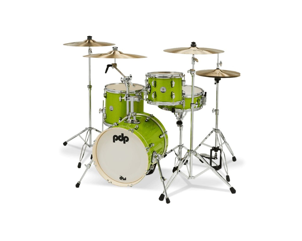 ELECTRIC GREEN SPARKLE SHELLSET NEW YORKER PDNY1604EL