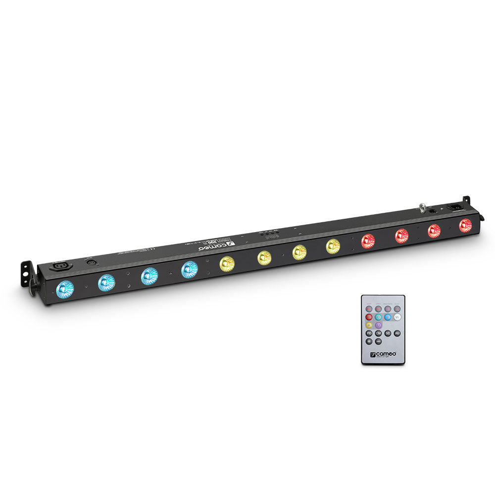 TRIBAR 200 IR - BARRA LED TRICOLORE (RGB) 12 X 3 W BLACK BOX CON TELECOMANDO A INFRAROSSI