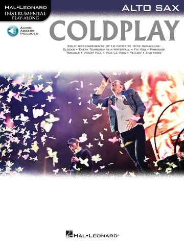 INSTRUMENTAL PLAY ALONG - COLDPLAY + CD - ALTO SAXOPHONE