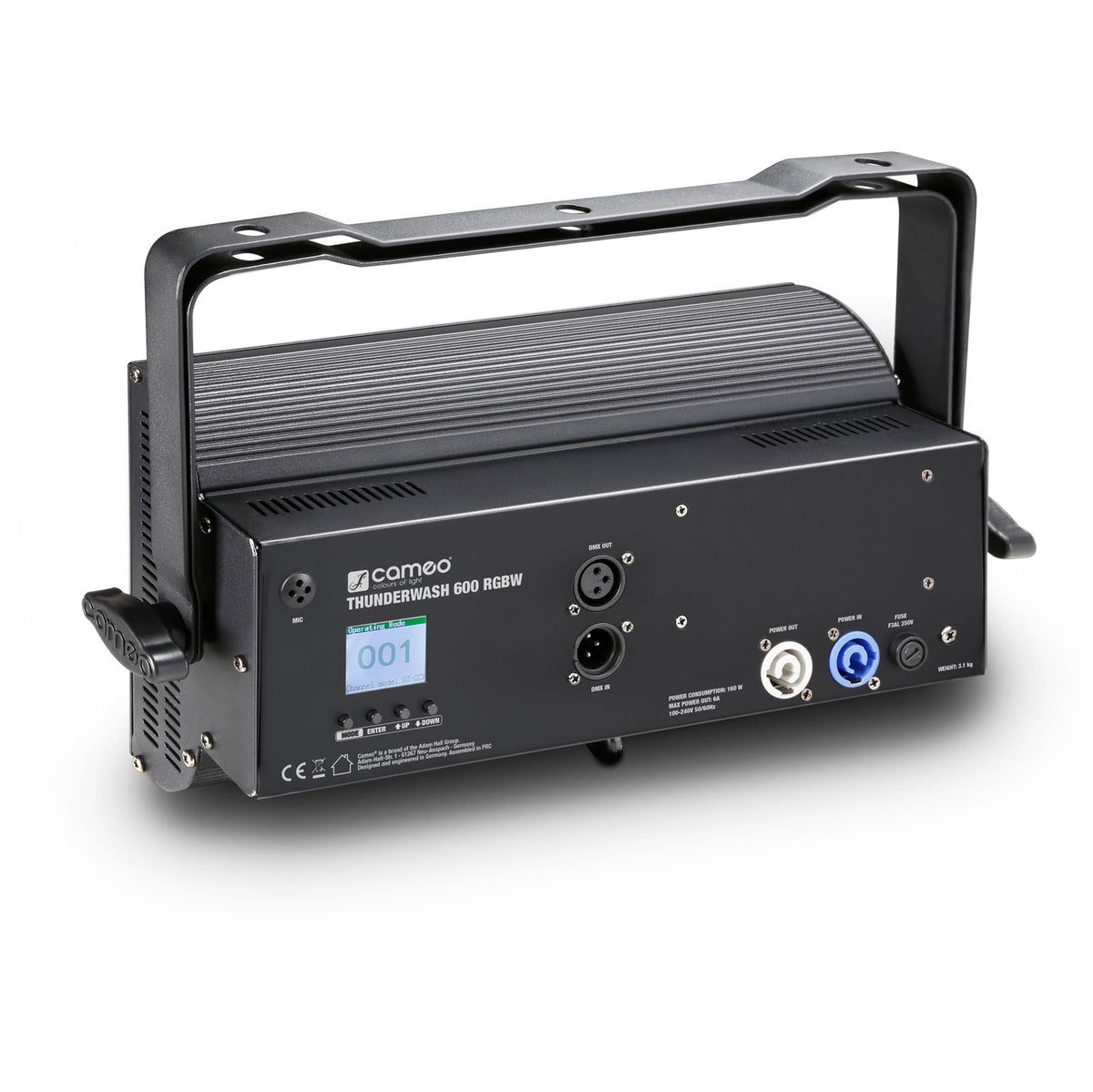 THUNDER WASH 600 RGBW - LUCE STROBOSCOPICA ACCECANTE E LAVANTE 3 IN 1