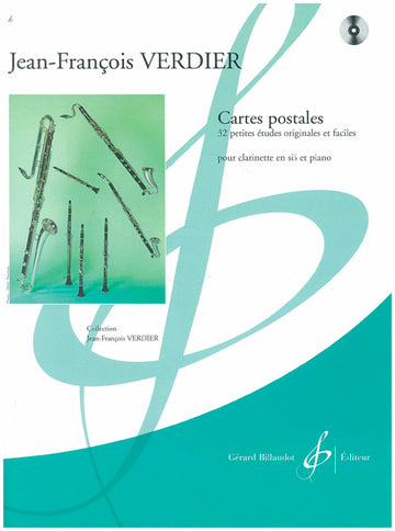 Cartoline per clarinetto - Verdier