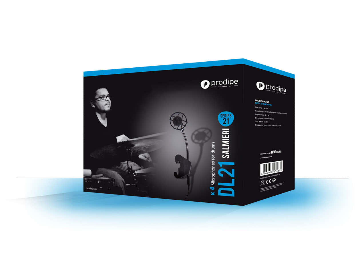 DL21 Salmieri Drums - Pack da 4 microfoni