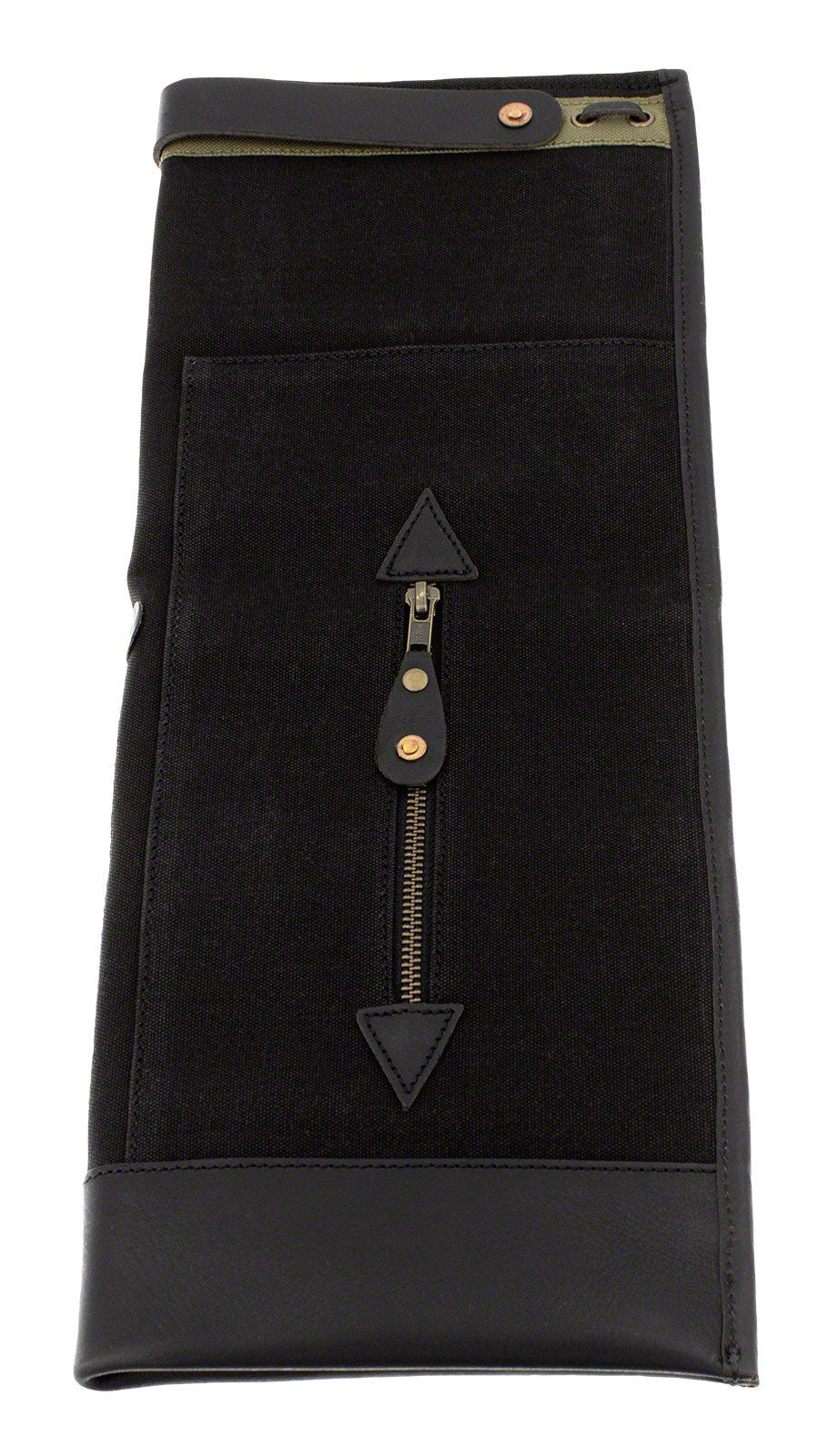 WAXED CANVAS BI-FOLD STICK CASE - BLACK