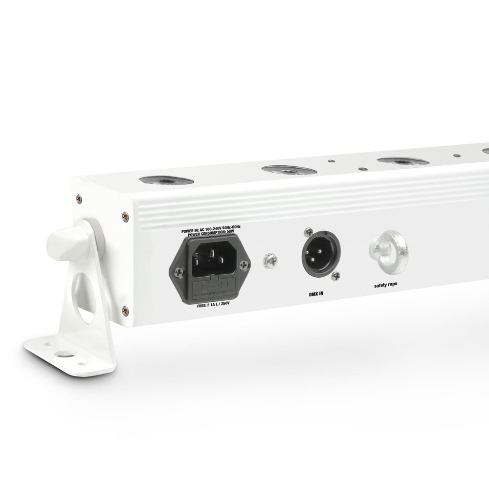TRIBAR 200 IR WH - BARRA LED TRICOLORE (RGB) 12 X 3 W SCATOLA BIANCA CON TELECOMANDO A INFRAROSSI