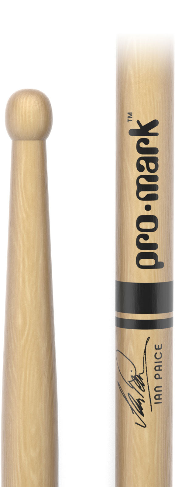 IAN PAICE 808 HICKORY DRUMSTICK WOOD TIP