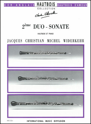 Widerkehr - 2ème Duo Sonate En Ut Majeur - Hautbois & Piano