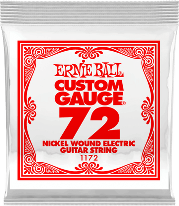 .072 NICKEL WOUND ELECTRIC GUITAR STRINGS