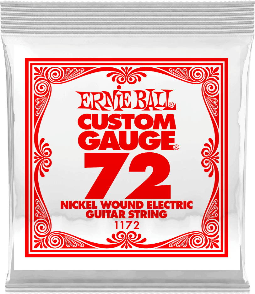 .072 NICKEL WOUND ELECTRIC GUITAR STRINGS