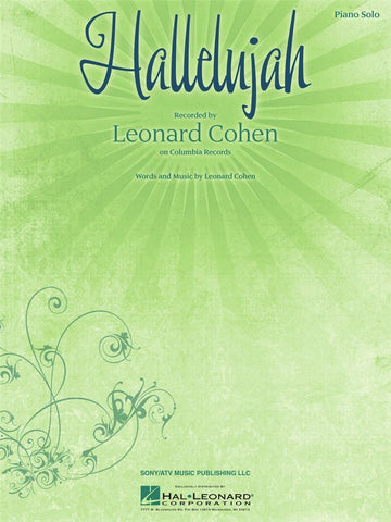 LEONARD COHEN – Hallelujah – Pianoforte solo
