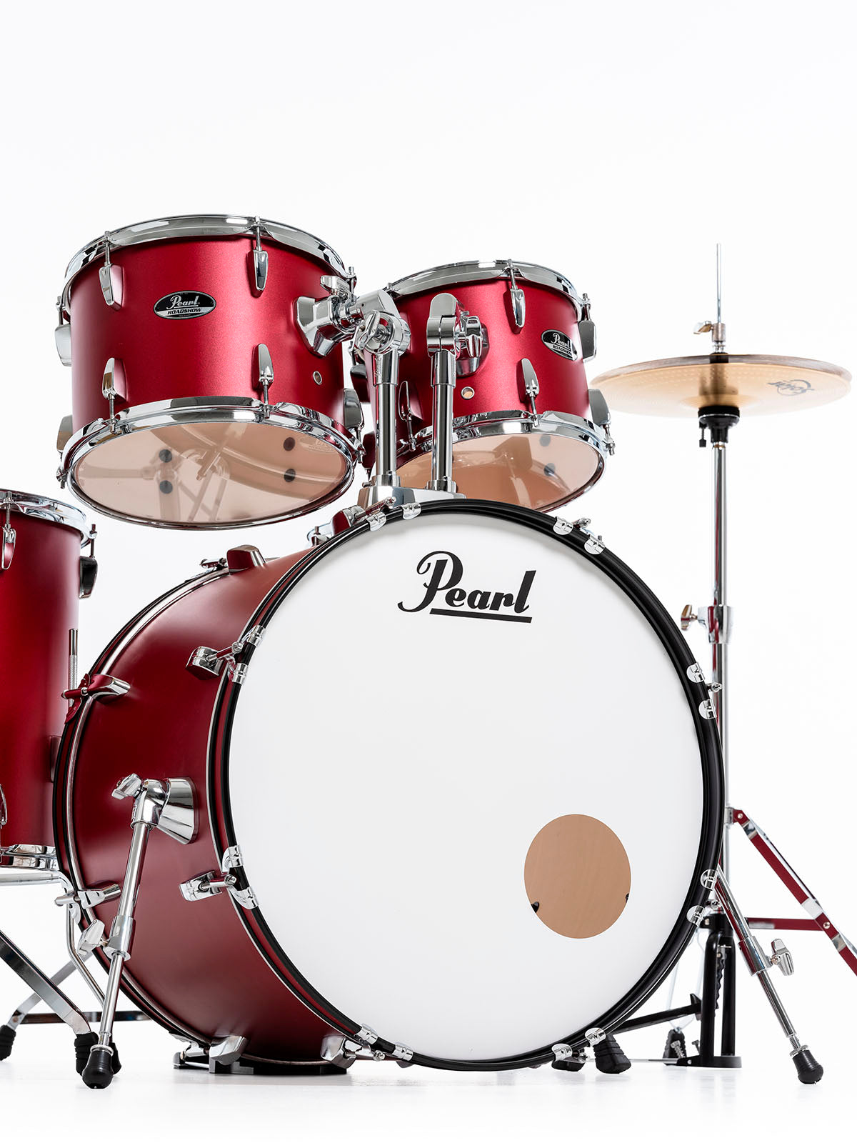 RSS525SCC-747 - Roadshow 5F Rock 22" + Sabian Solar 2 Matte Red Cymbals
