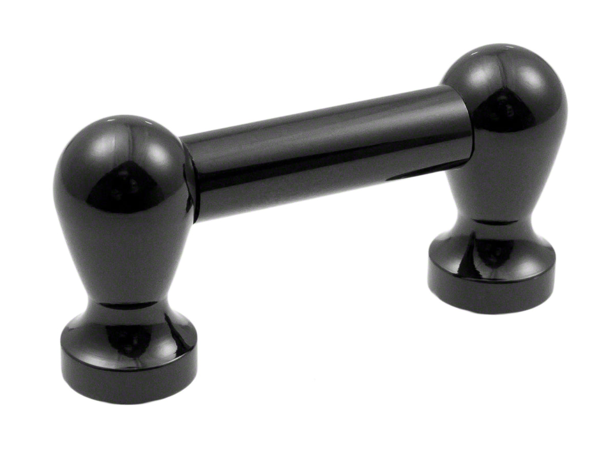 TL1S38B-BK - BLOCCHETTO TUBO GRANCASSA NERO - 38MM - SOLO (X1)
