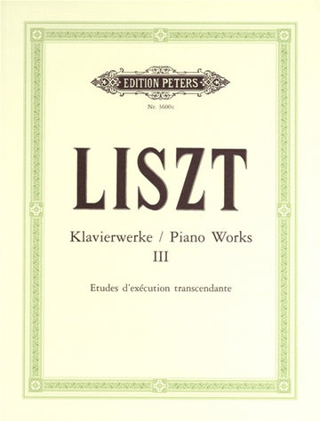 Liszt Franz - Opere per pianoforte Vol.3 - Pianoforte