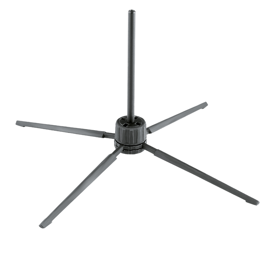 Supporto Nero Per Flauto Piccolo/Flauto Dolce