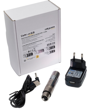 DMX-WRB Ricevitore DMX wireless a batteria