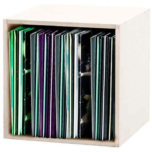 Glorious Dj WHITE RECORD BOX 110 VINYLS