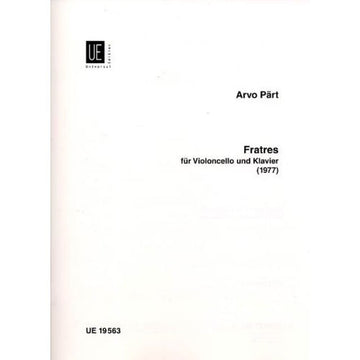 PöRT - Fratres - Violoncelle et Piano