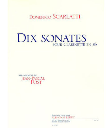 SCARLATTI/POST - 10 SONATE PER CLARINETTO Sib SOLO