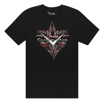 Pinstripe T-Shirt Black M