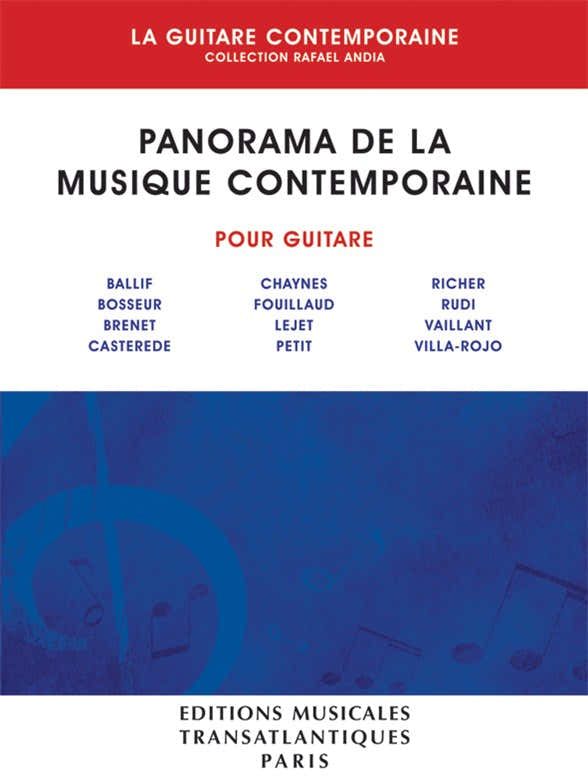 RAFAEL ANDIA - PANORAMA DE LA GUITARE CONTEMPORAINE